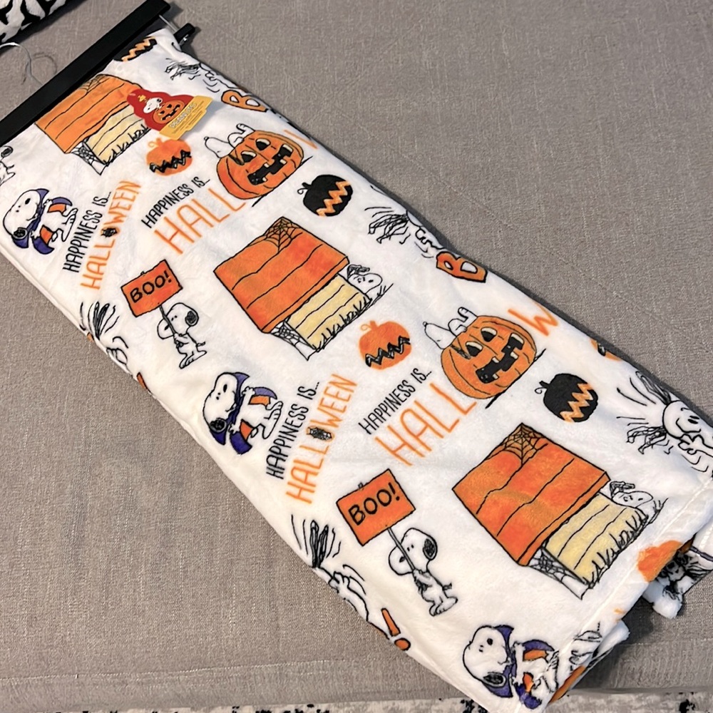 Peanuts Snoopy Velvet Throw Blanket
